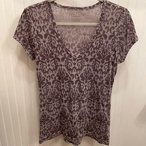 Maurice’s Sheer V-neck T-shirt